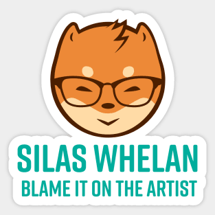 Blame it on the Artist Full Logo Sticker